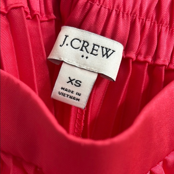 J Crew Bright Pink Pleated Midi Skirt - Picture 4 of 7